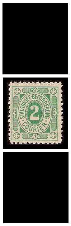 9.1895 Germany Private Mail Kiel Mi A 1/4 collection