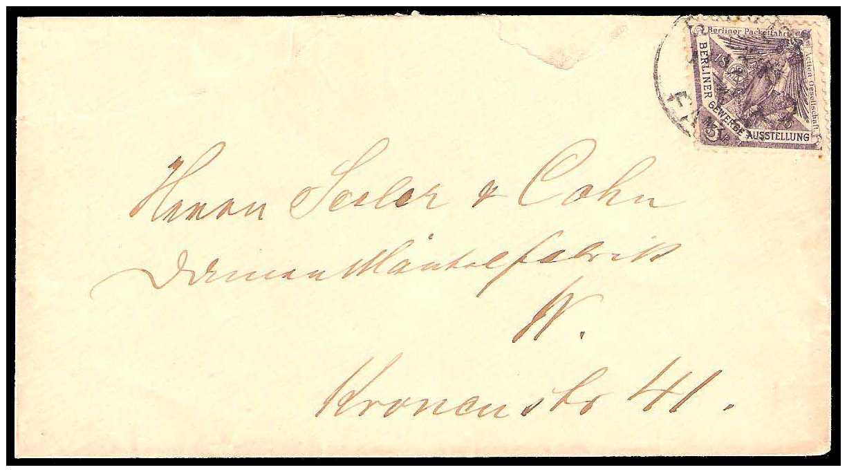 1896 Germany Private Mail Berlin Mi B 60/63 collection 02