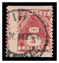 1898 Germany Private Mail Stettin Mi B 7/8