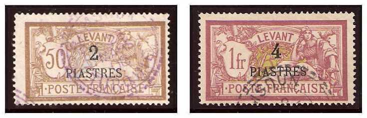 12.1902/1903 France Levant, Bureau Francais Samsoun