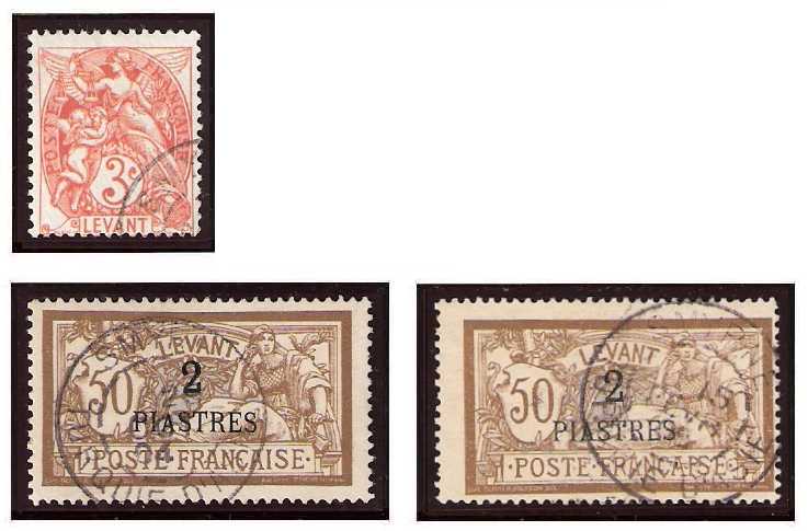 12.1902/1903 France Levant, Bureau Francais Smyrne