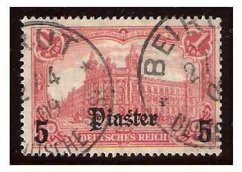2.4.1909 German Post Offices in the Ottoman Empire Beirut