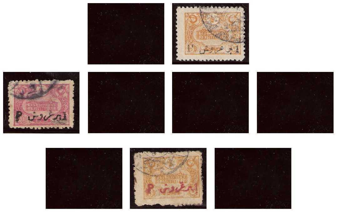 10.1913 Greece Thrace Autonomous Government of Western Thrace Turkish Mi 23-28 o&x
