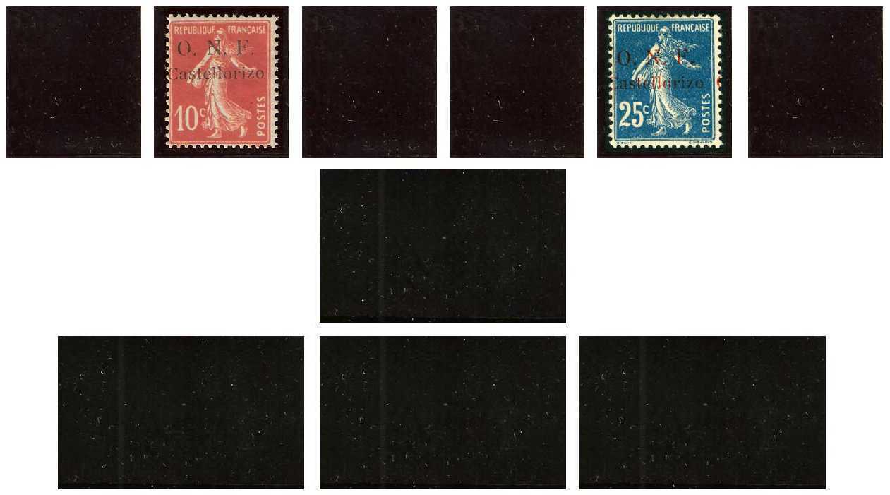 7.1920 Castellorizo Dodekanese Occupation Francaise Mi 27-28