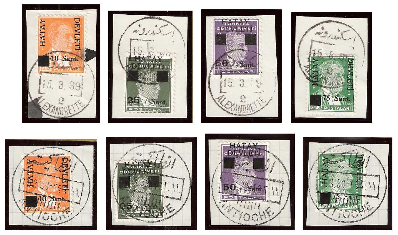 1939 Hatay Turkish Administration Fragments Alexandrette Antioche