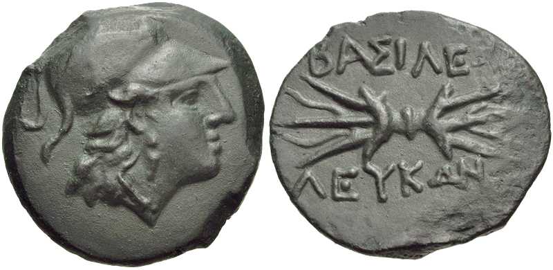 3665 Leukon II Rex Bosporus Cimmerius AE
