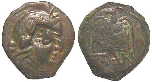 1758 Thrace Pantikapaion AE