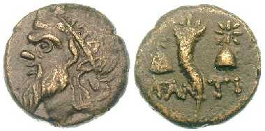 3121 Panticapaeum Bosporus Cimmerius AE