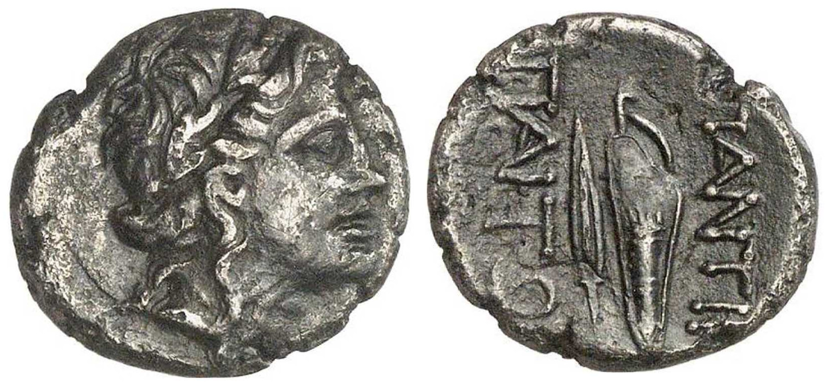 3287 Panticapaeum Bosporus Cimmerius Drachm AR