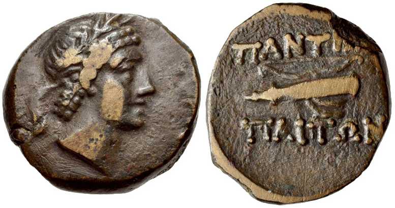 3477 Panticapaeum Bosporua Cimmerius AE