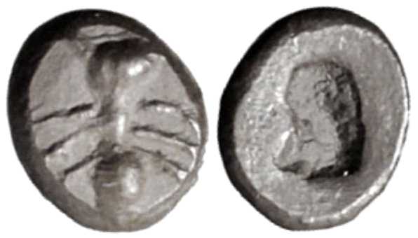 5693 Panticapaeum Bosporus Cimmerius Hemiobol AR