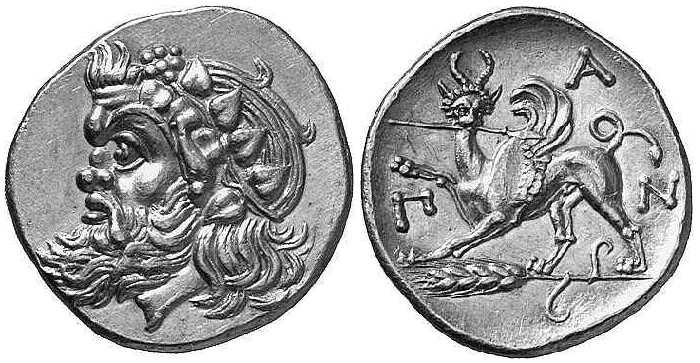 v556 Pantikapaion Bosporus Cimmerius Stater AV