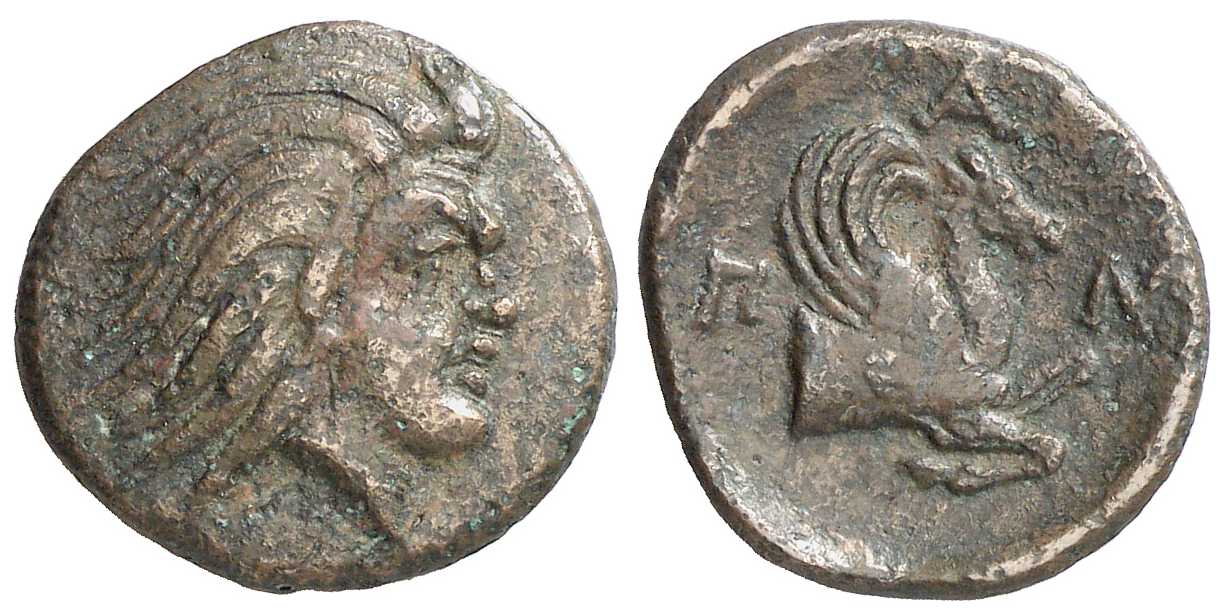 v697 Pantikapaion Bosporus Cimmerius AE