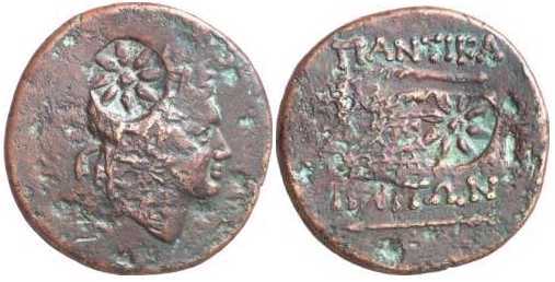 v1441 Panticapaeum Bosporus Cimmerius AE