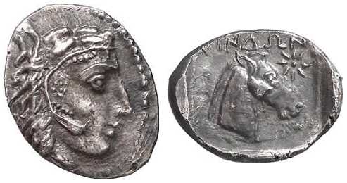 2108 Sindoi Bosporus Cimmerius Hemidrachm AR