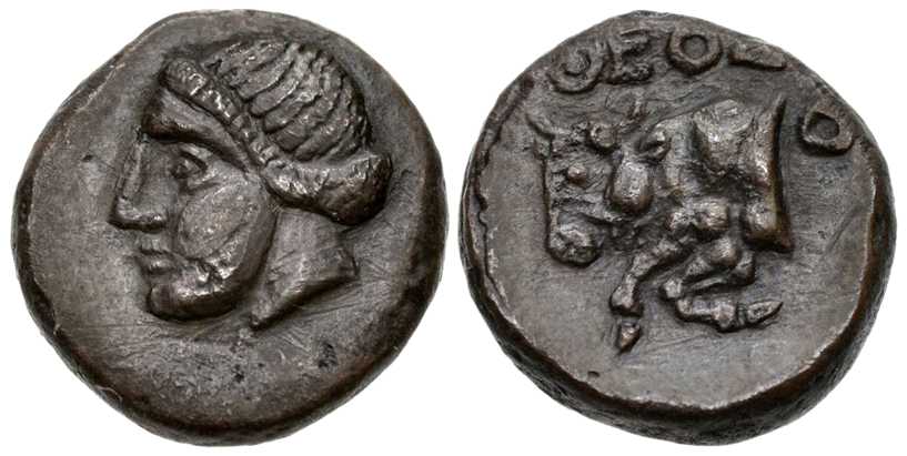 3913 Theodosia Bosporus Cimmerius AE