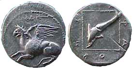 951 Abdera Thracia Drachm AR