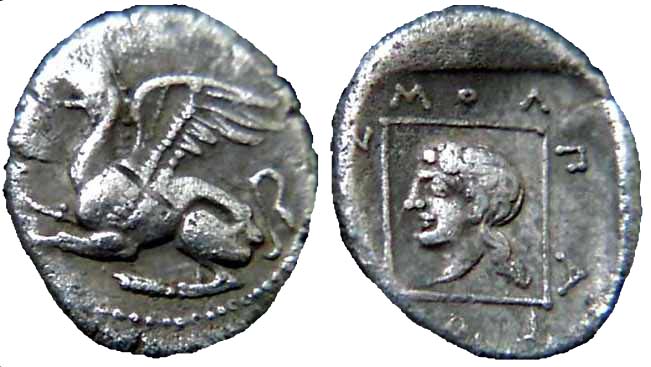 953 Abdera Thracia Drachm AR