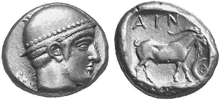 106 Thrace Ainos Tetradrachm AR