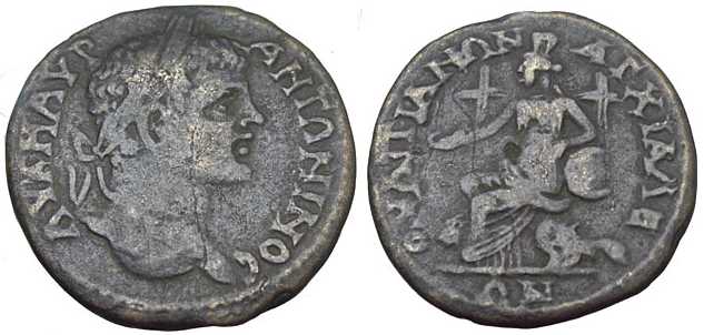 1439 Thrace Anchialus Caracalla AE