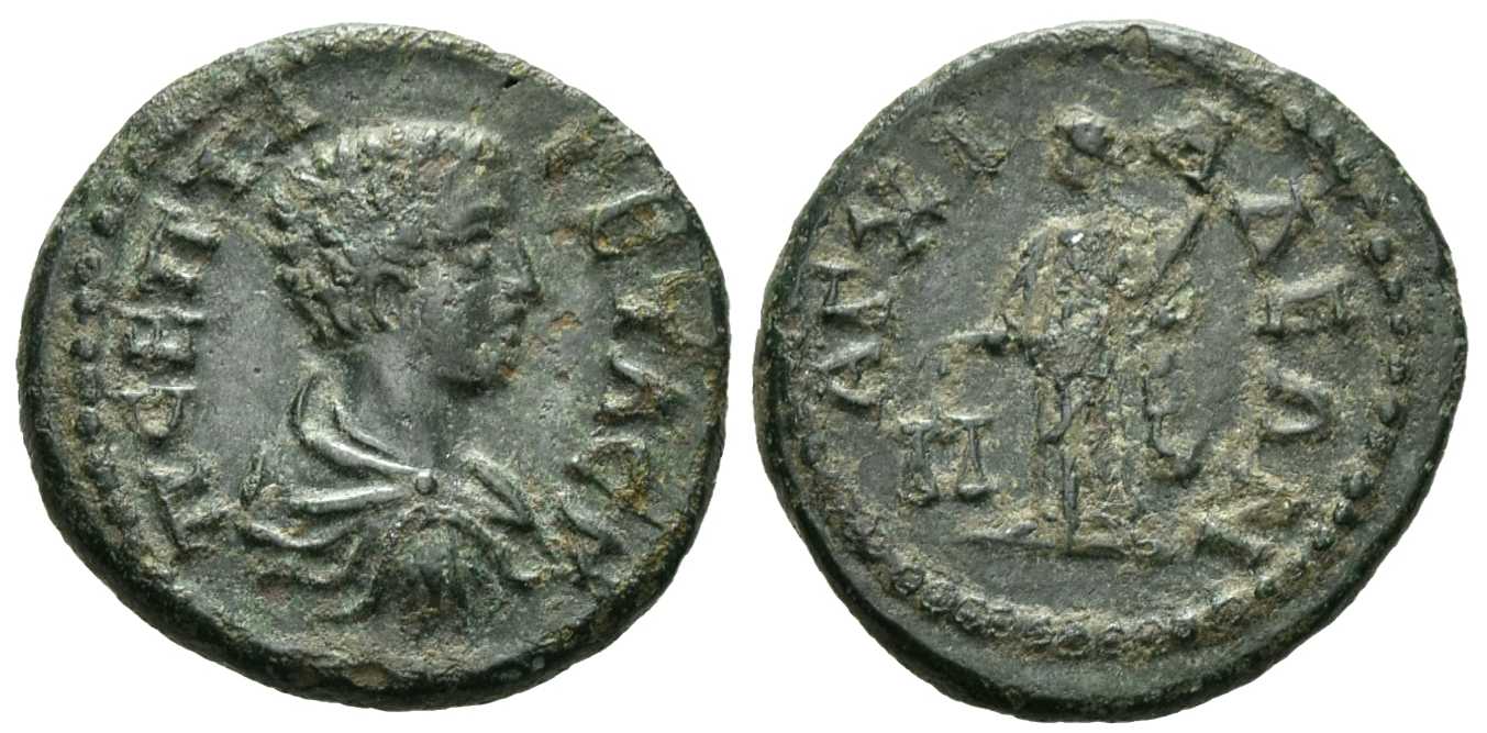 1503 Thrace Anchialus Geta AE