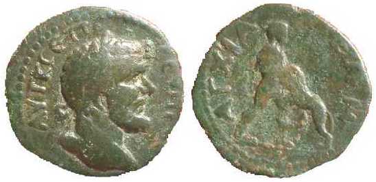 1837 Anchialus Septimius Severus AE