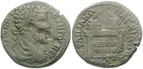 2275 Thrace Anchialus Septimius Severus AE