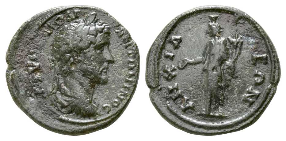 6199 Anchialus Thracia Antoninus Pius AE