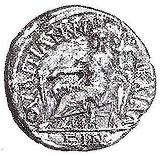 v3272 Anchialus Gordianus III & Tranquillina AE rev