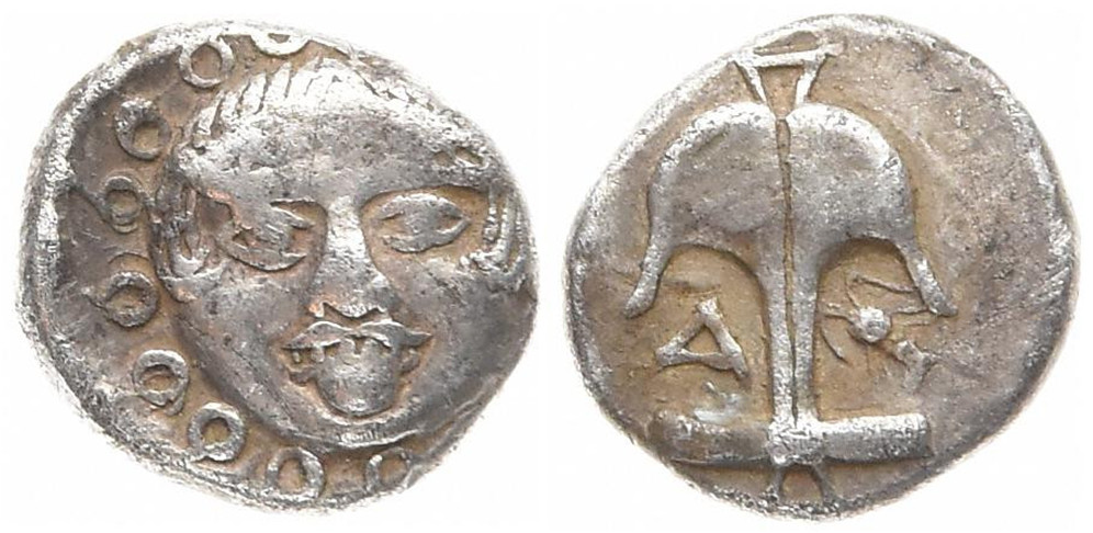 7490 Thrace Apollonia Pontica Drachm AR