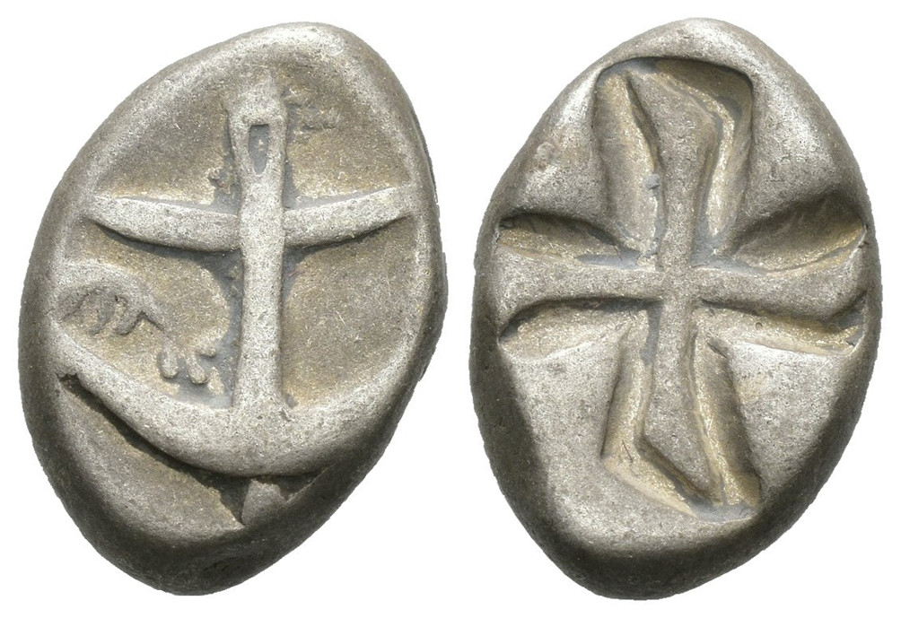 459 Thrace Apollonia Pontica Obol AR