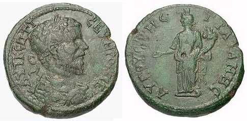 2544 Augusta Traiana Septimius severus AE