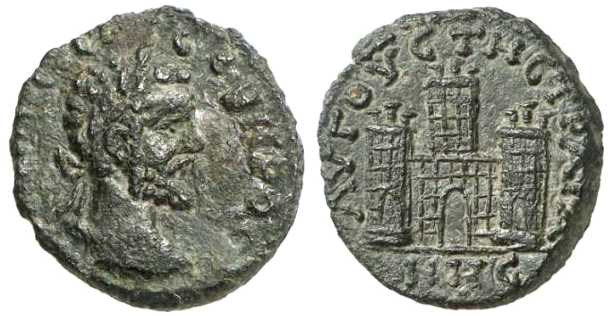 4974 Augusta Traiana Septimius severus AE