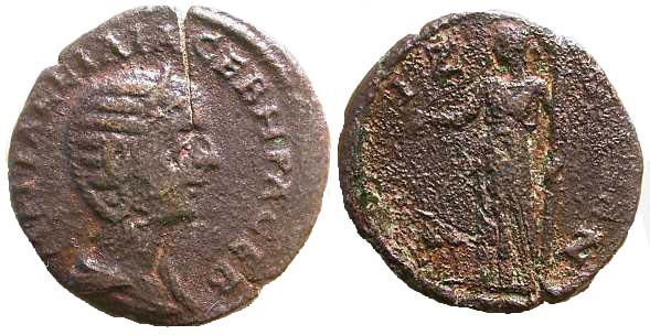 3483 Bizya Thracia Otacilia Severa AE