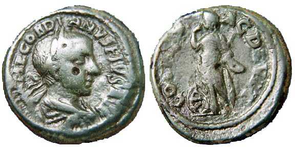 1744 Deultum Thracia Gordianus III AE