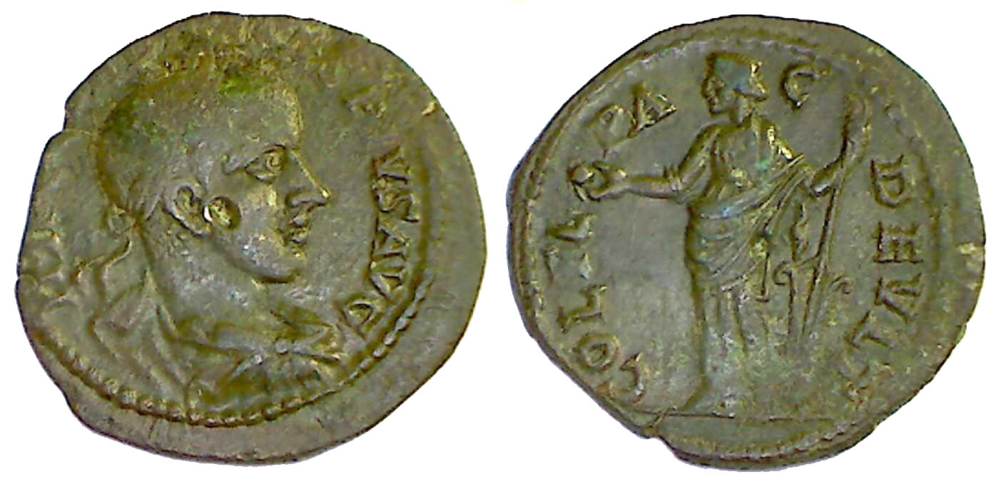 2124 Deultum Thracia Gordianus III AE