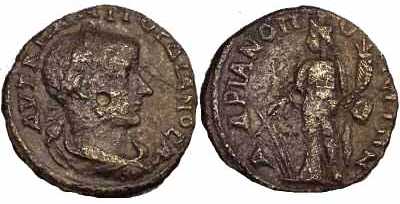 2037 Hadrianopolis Gordianus III AE