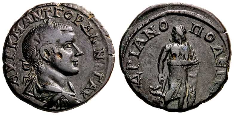 4194 Hadrianopolis Thracia Gordianus III AE