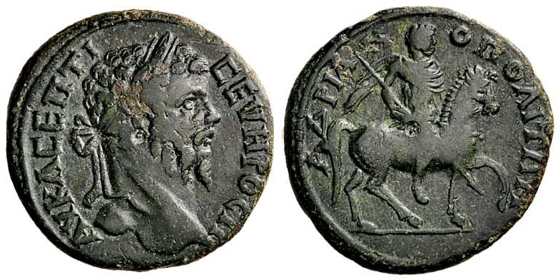 4210 Hadrianopolis Thracia Septimius Severus AE