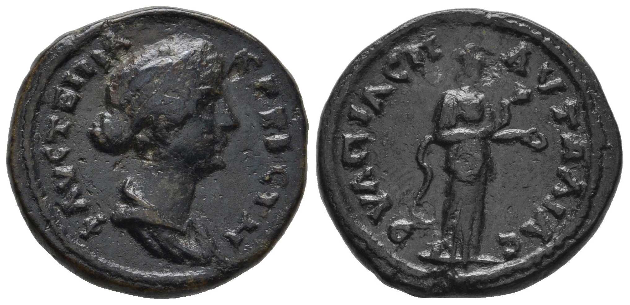 5908 Pautalia Thracia Faustina jr. AE