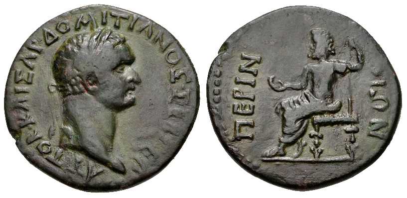 4142 Perinthus Thracia Domitianus AE