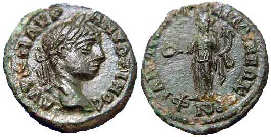 1592 Philippopolis Thracia Elagabalus AE