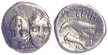 166 Istrus Moesia Inferior Drachm AR