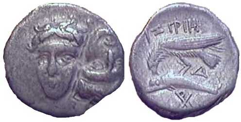 489 Istrus Moesia Inferior Drachm AR