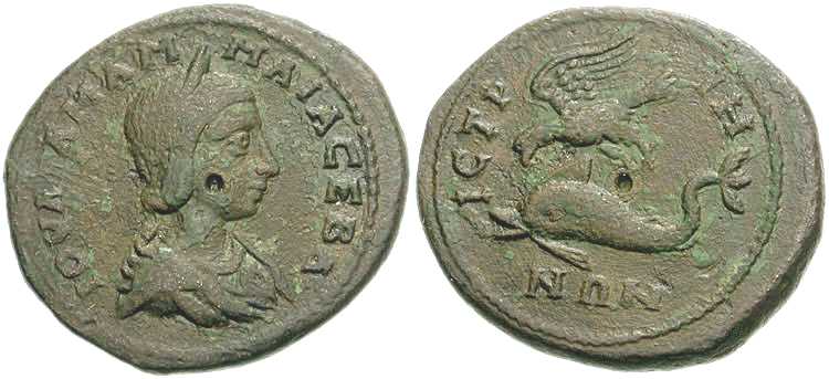 2139 Istrus Moesia Inferior Iulia Mamaea AE