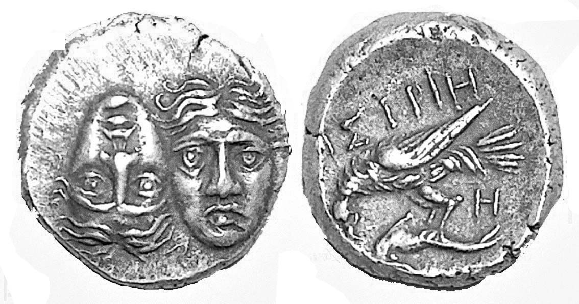 6929 Istrus Moesia Inferior Drachm AR