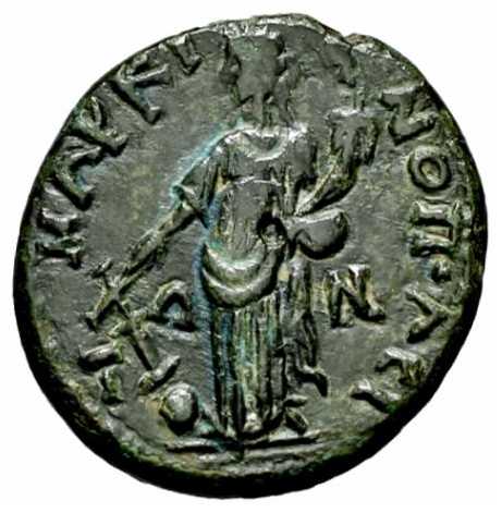 v3545 Deultum Septimius Severzs AE rev