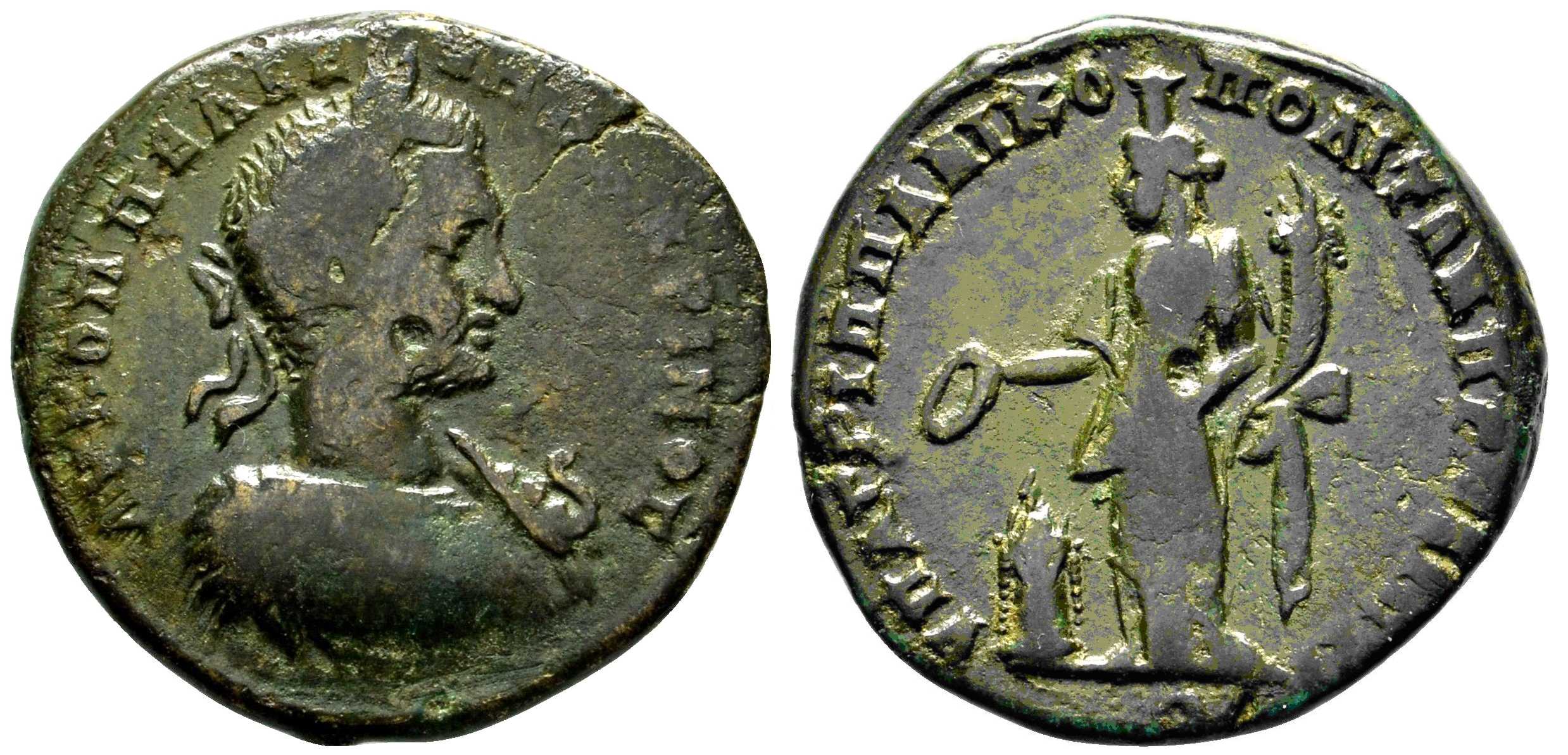 5842 Nicopolis ad Istrum Moesia Inferior Macrinus AE