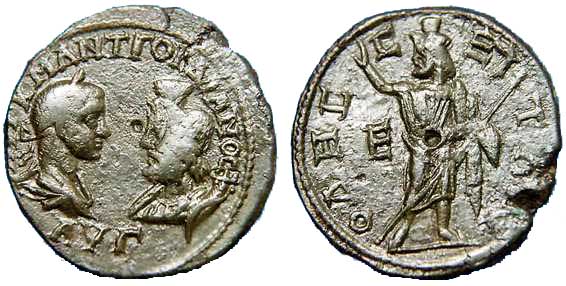 1525 Thrace Odessos Gordian III AE