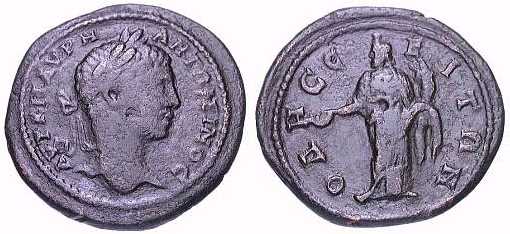 2443 Odessus Moesia Inferior Elagabalus AE